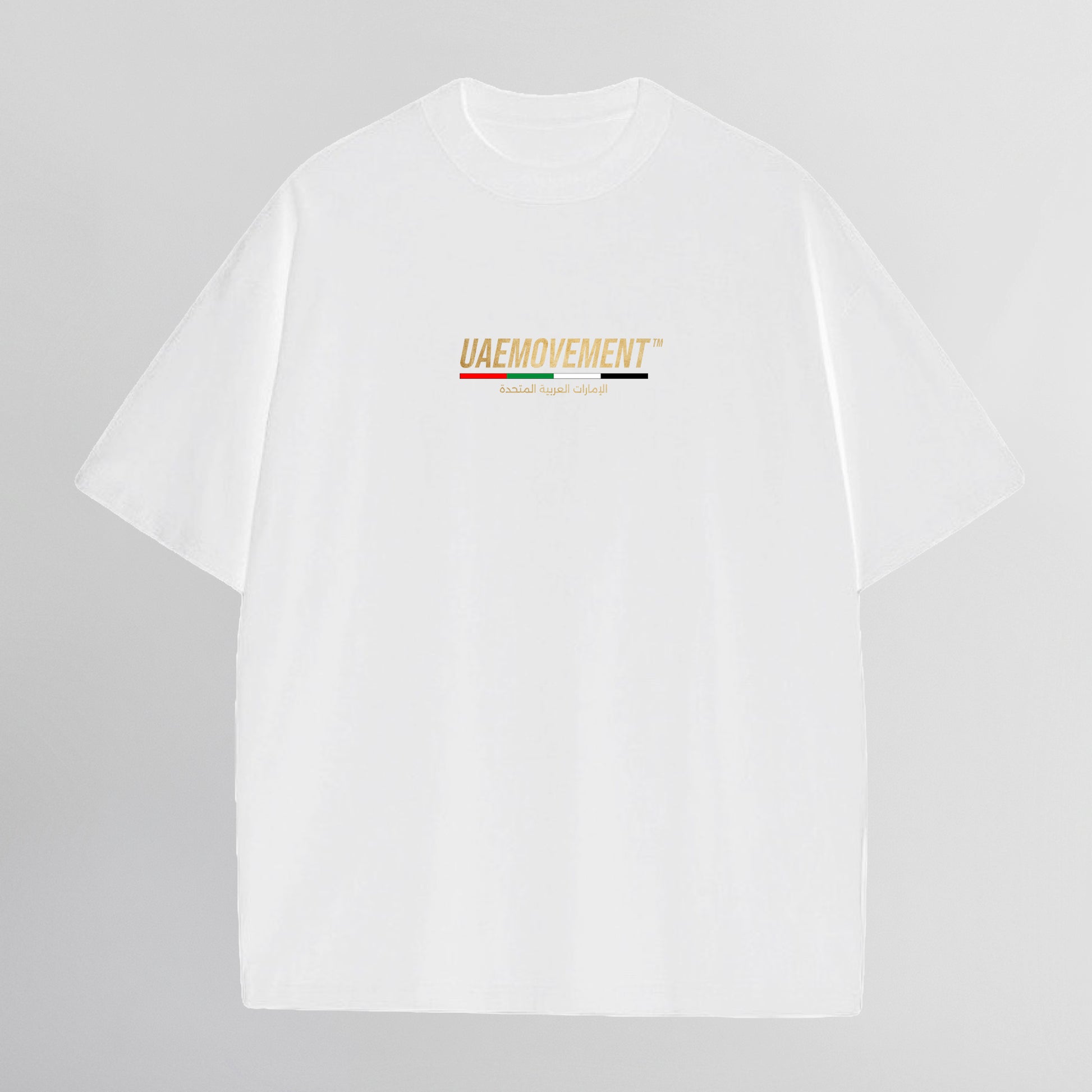 WHITE / GOLD PRINT