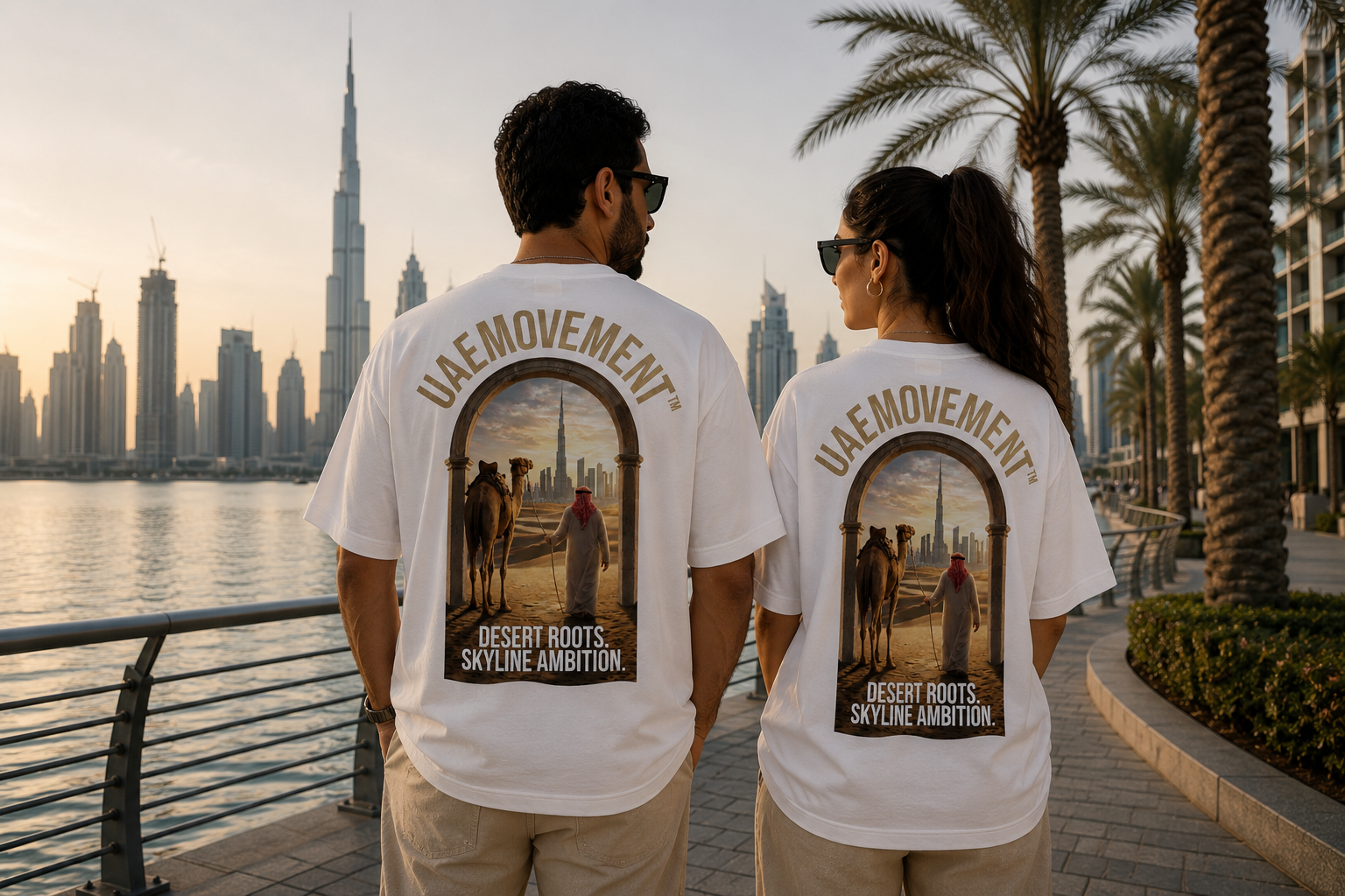 Desert Roots Skyline Ambition Oversized Tee - Lifestyle Dubai